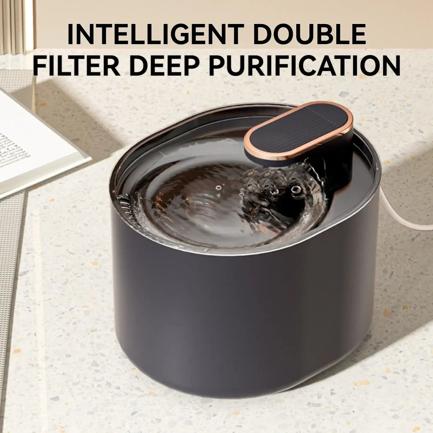 3L Automatic Pet Water Fountain - TurnSpin