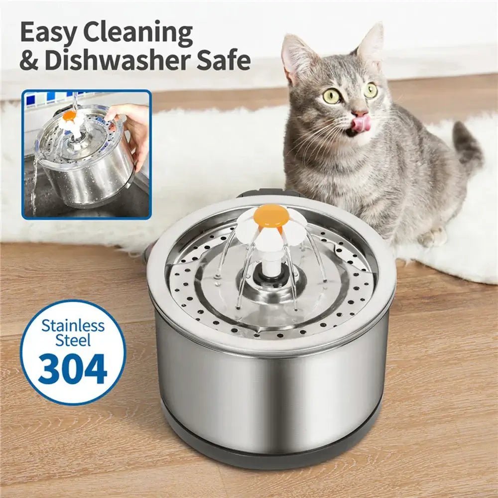 Automatic Drinking Fountain for Pets - TurnSpin