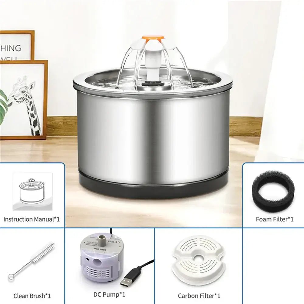 Automatic Drinking Fountain for Pets - TurnSpin