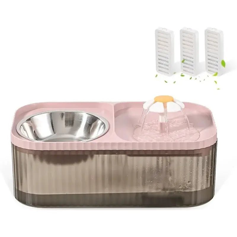 Automatic Drinking Water Dispenser & Bowl - TurnSpin