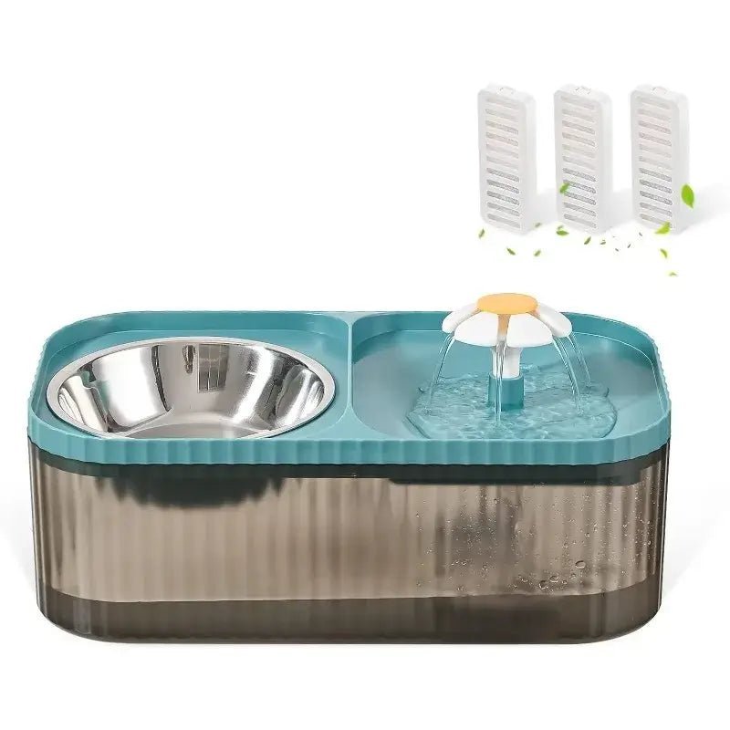 Automatic Drinking Water Dispenser & Bowl - TurnSpin
