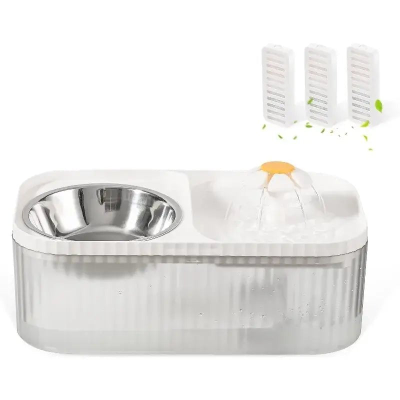 Automatic Drinking Water Dispenser & Bowl - TurnSpin