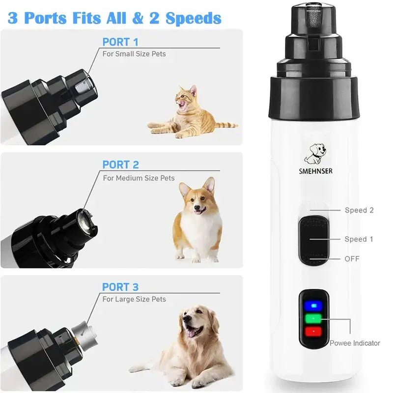 Cordless Electric Pet Nail File - TurnSpin