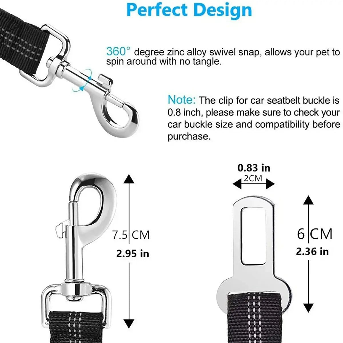 Dog Car Seat Belt - TurnSpin