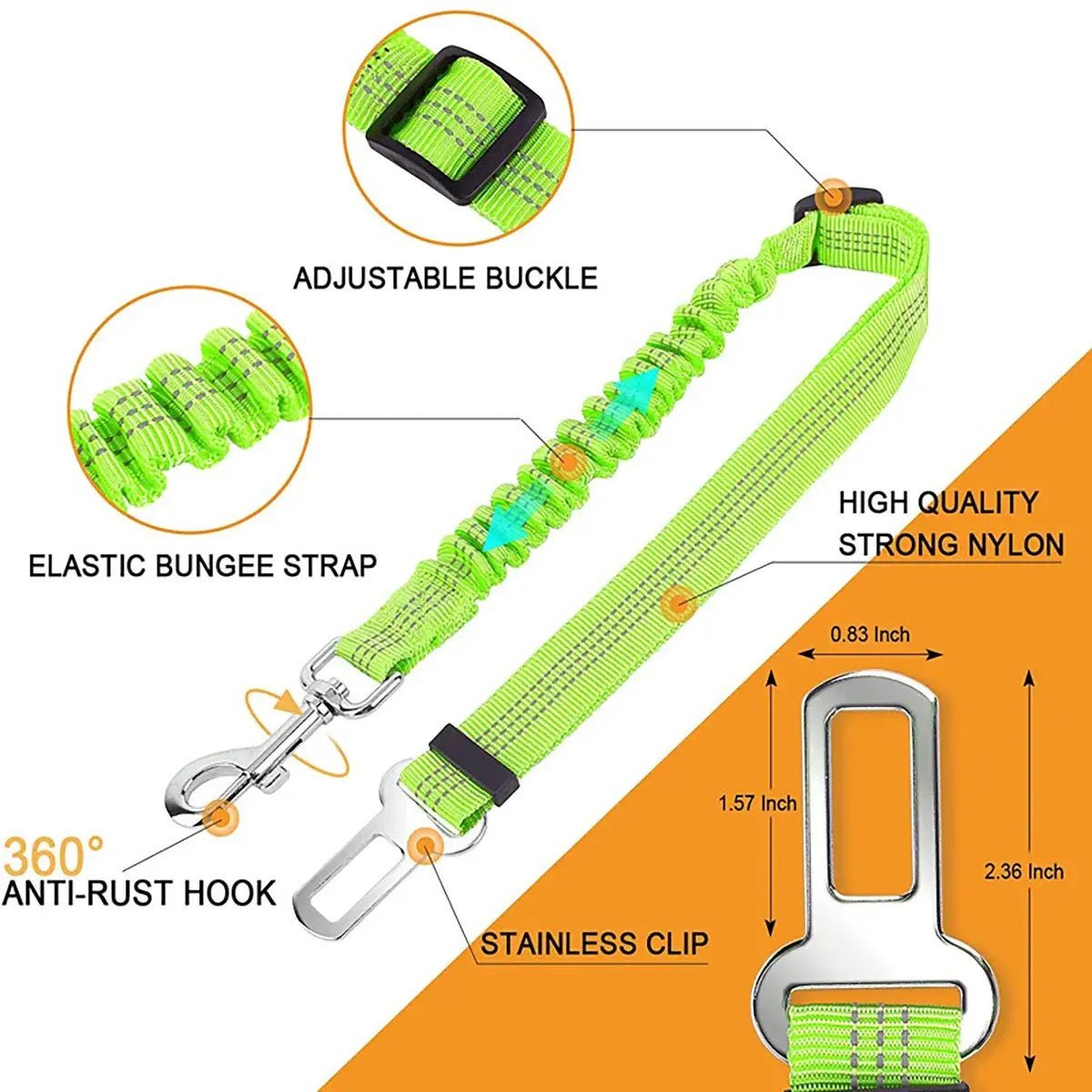 Dog Car Seat Belt - TurnSpin