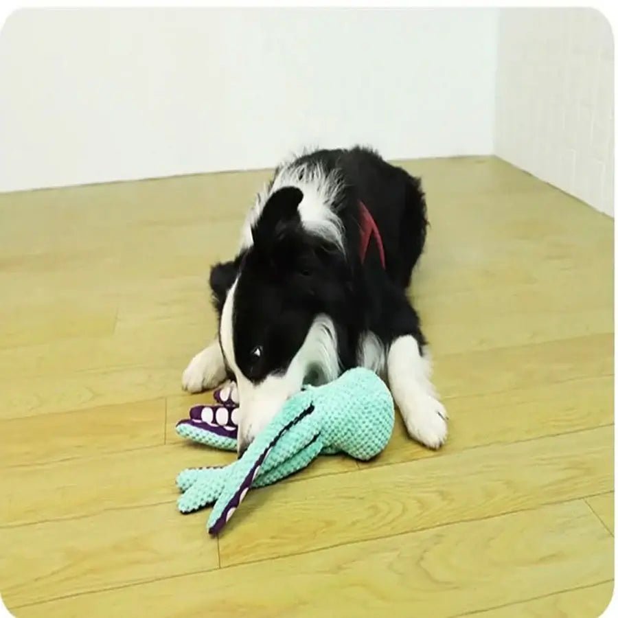 Dog Plush Octopus Toy - TurnSpin