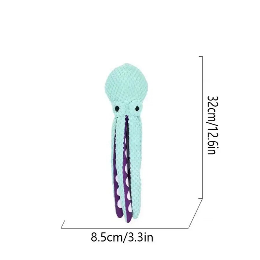 Dog Plush Octopus Toy - TurnSpin