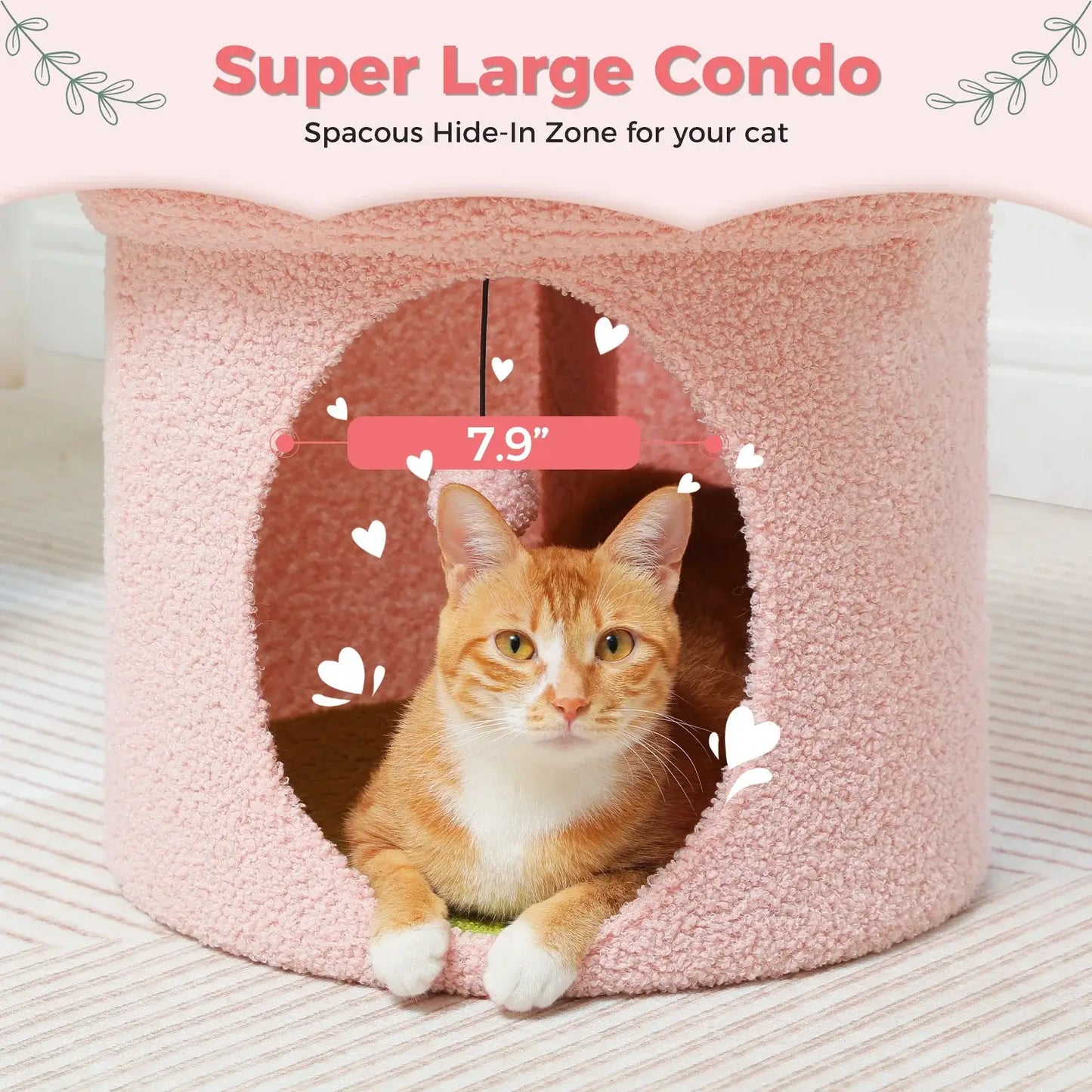 Luxury Flower Cat Bed