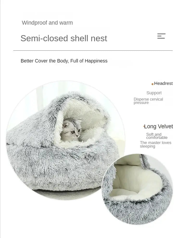 Pet Cave Bed - TurnSpin