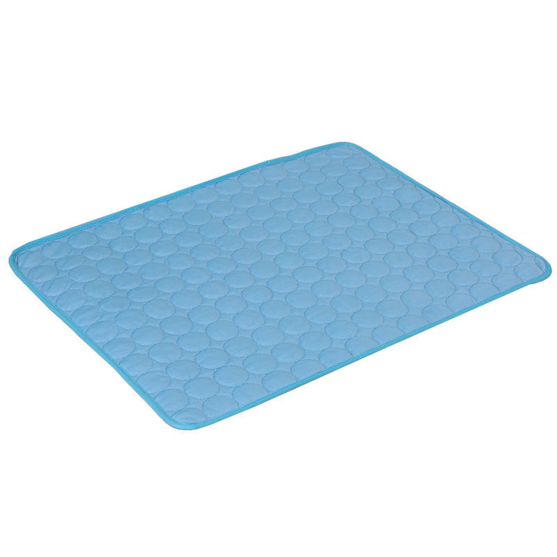 Cooling Pet Mat – Breathable Ice Silk Bed for Dogs & Cats, Multiple Sizes & Colors