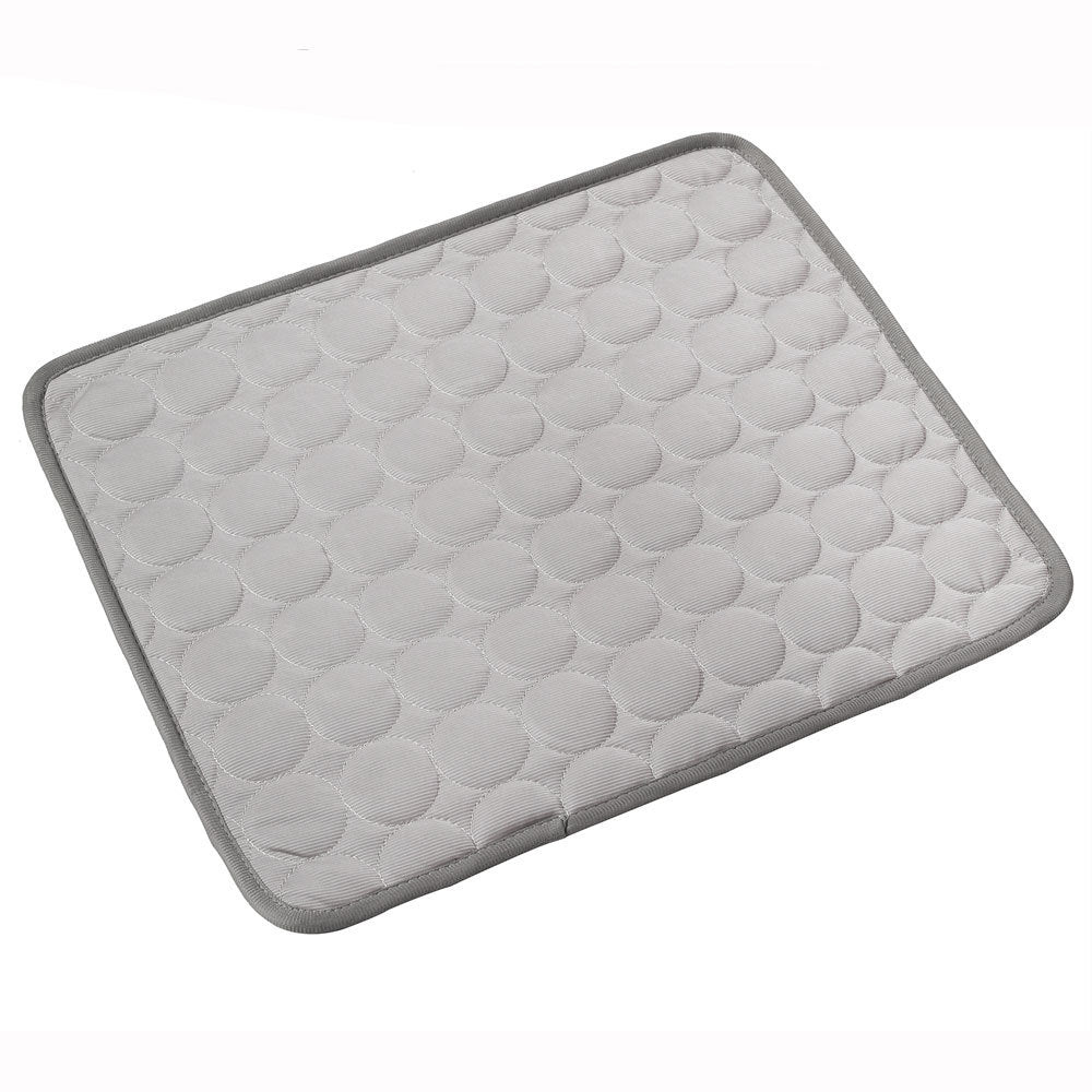 Cooling Pet Mat – Breathable Ice Silk Bed for Dogs & Cats, Multiple Sizes & Colors