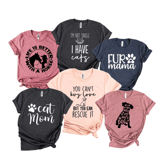 Furry Friend Fashion: The Perfect Tees for Pet Lovers and Their Companions - TurnSpin