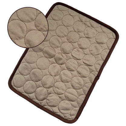Cooling Pet Mat – Breathable Ice Silk Bed for Dogs & Cats, Multiple Sizes & Colors