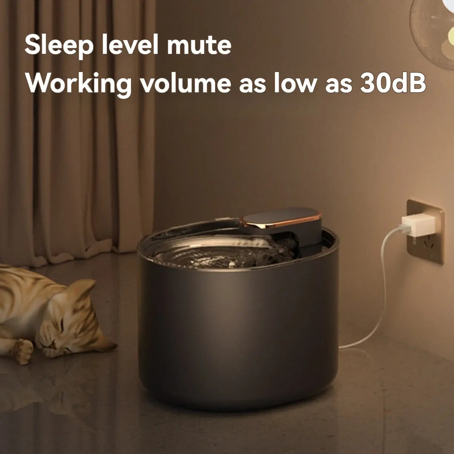 3L Automatic Pet Water Fountain - TurnSpin