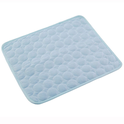 Cooling Pet Mat – Breathable Ice Silk Bed for Dogs & Cats, Multiple Sizes & Colors