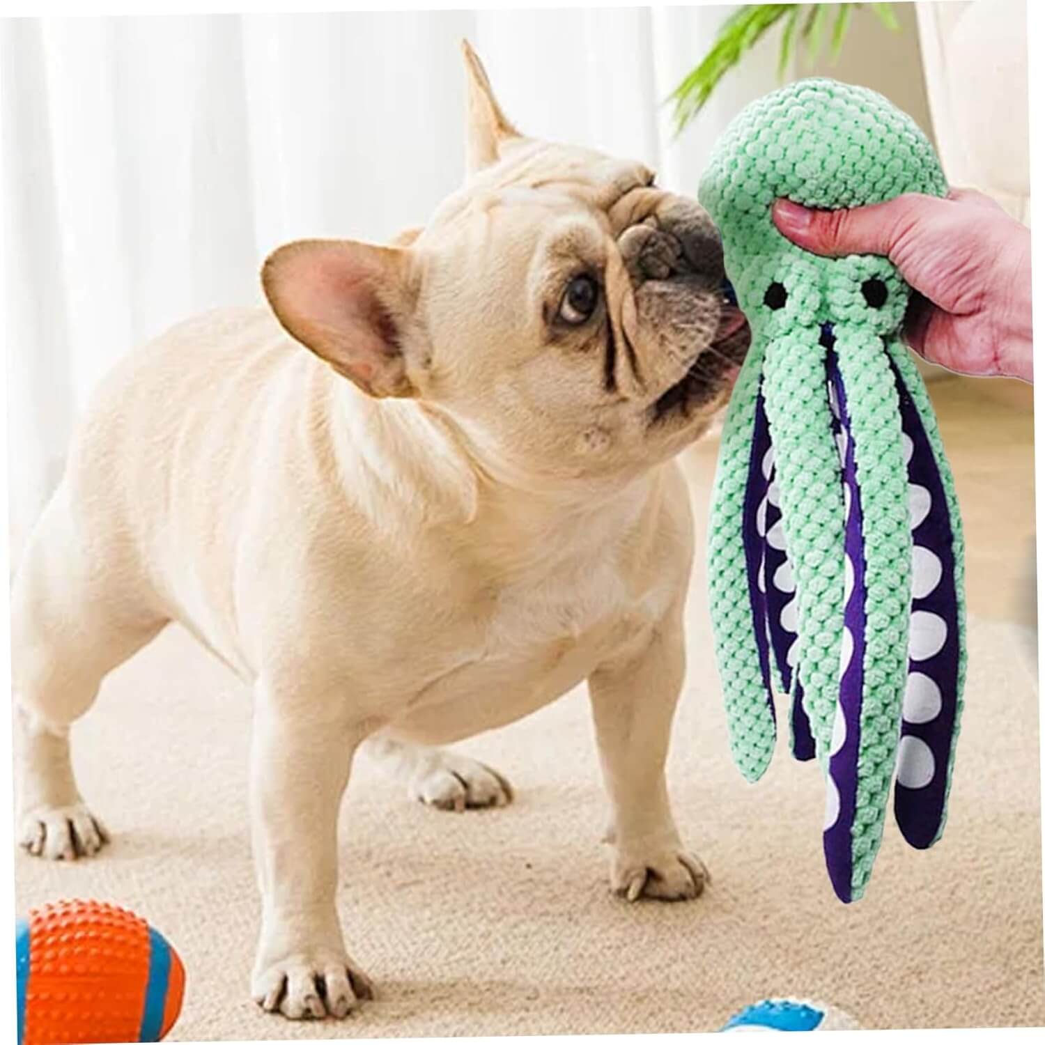 Octopus Dog Toy Plush – Durable & Fun for Dogs