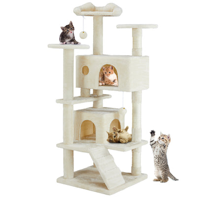 Multi Functional Cat Treehouse Cat Climbing Frame - TurnSpin